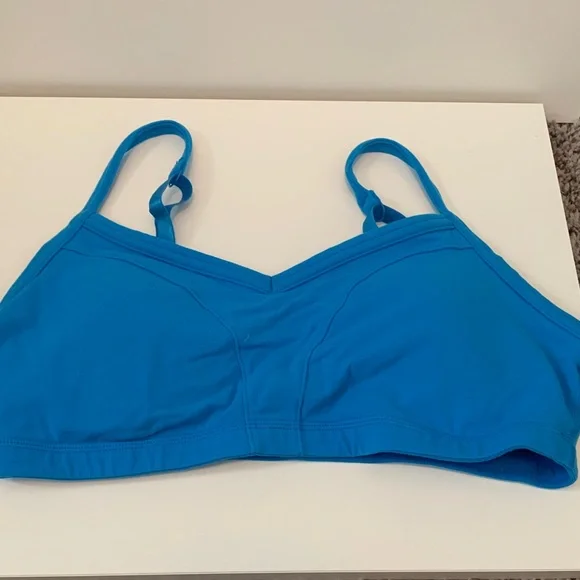 Lucy blue sports bra - convertible straps - size large - Picture 1 of 3